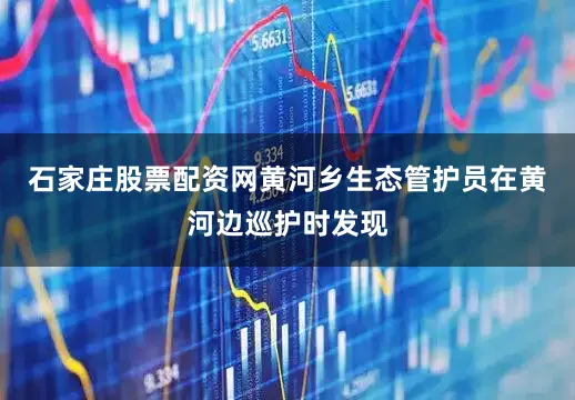 石家庄股票配资网黄河乡生态管护员在黄河边巡护时发现